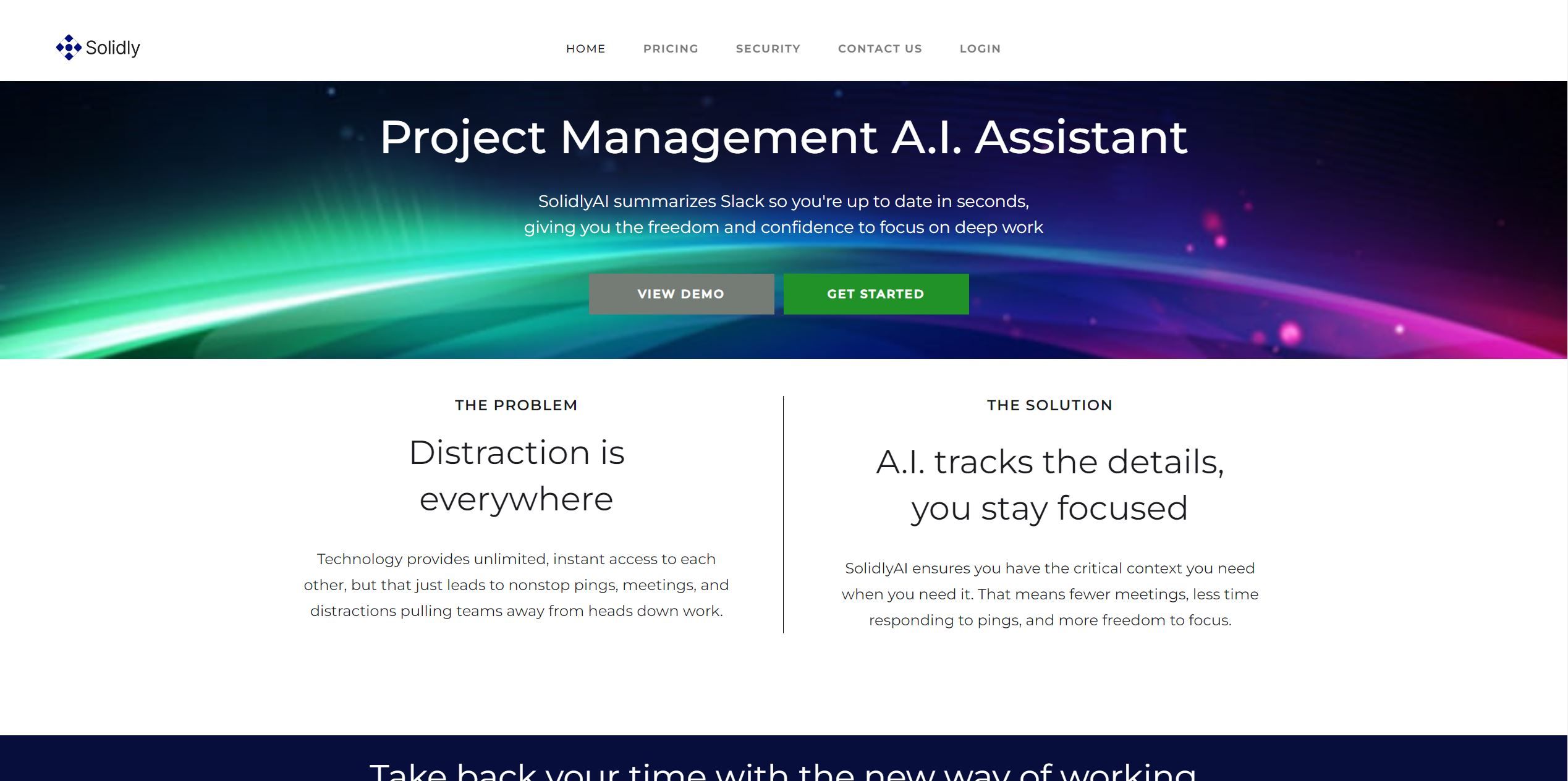  SolidlyAI is an AI-powered assistant that