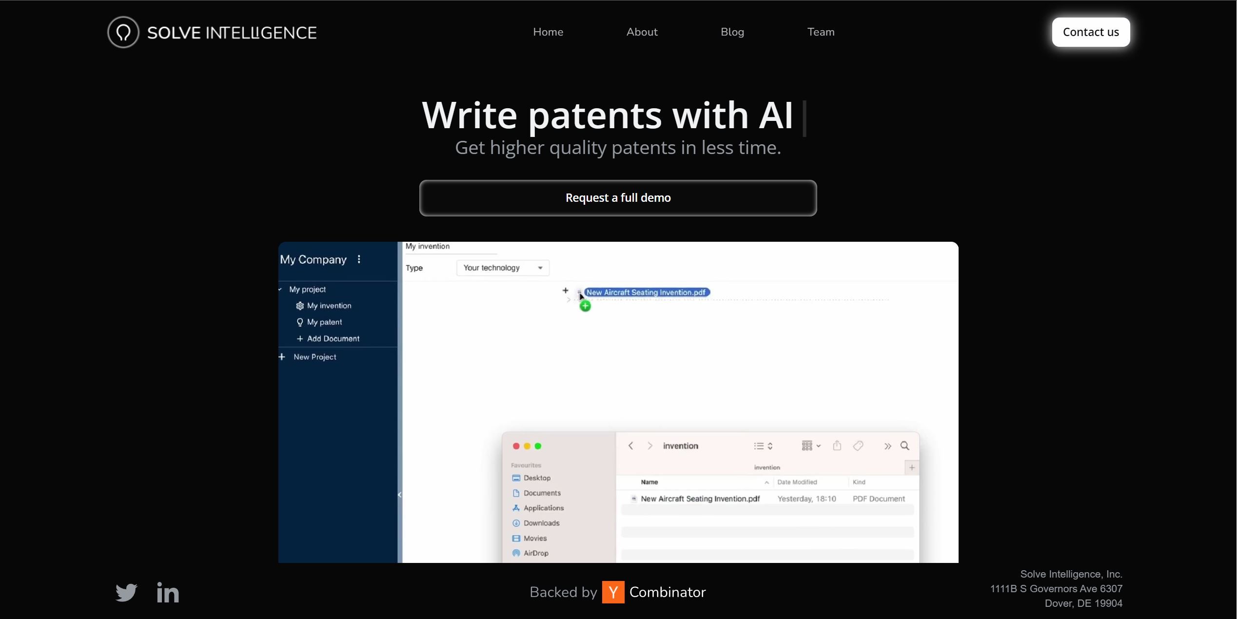  Write patents with AI