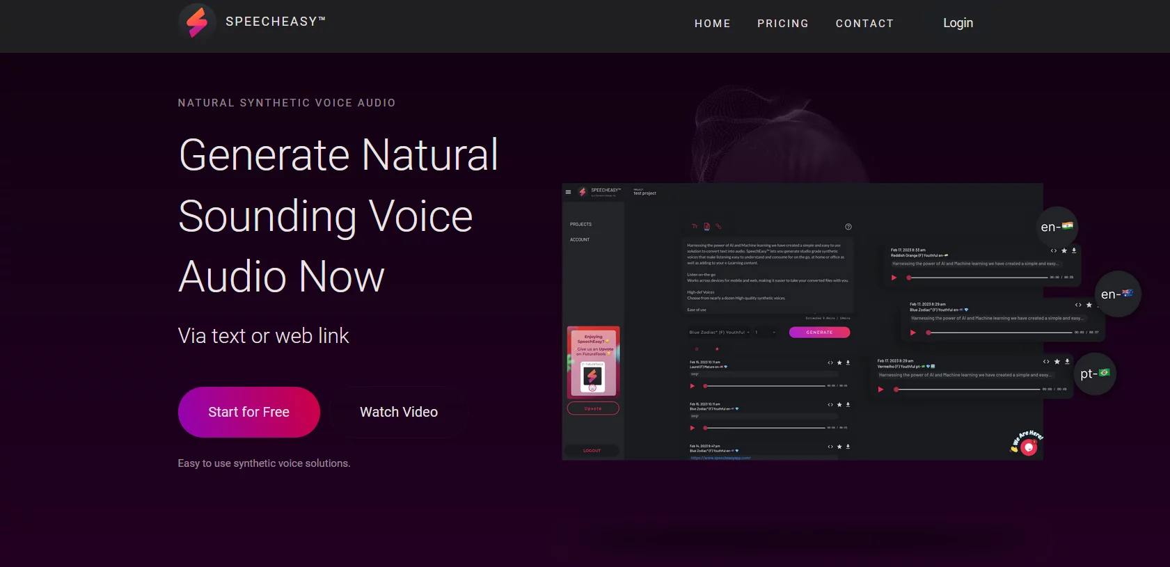  Generate Natural Sounding Voice Audio Now