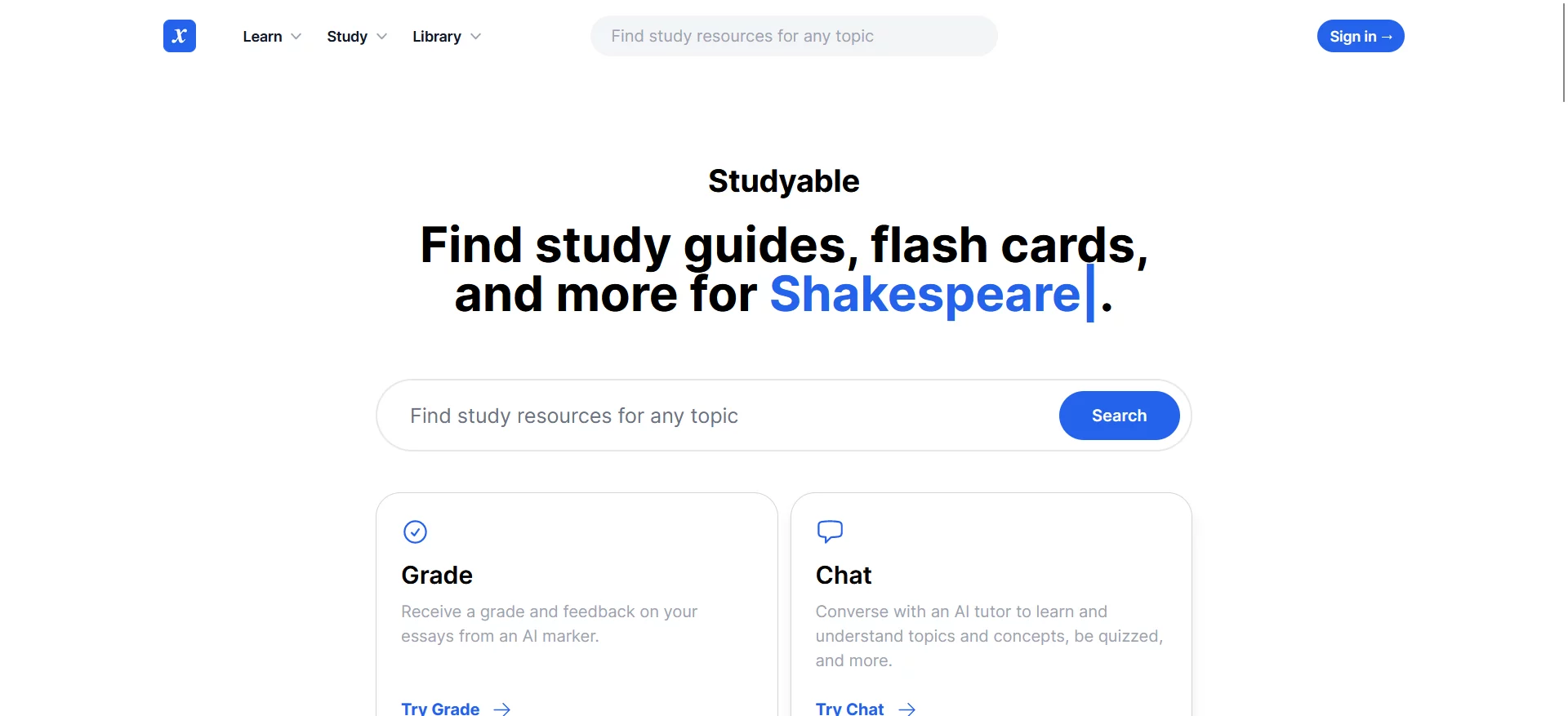  Study with an AI tutor