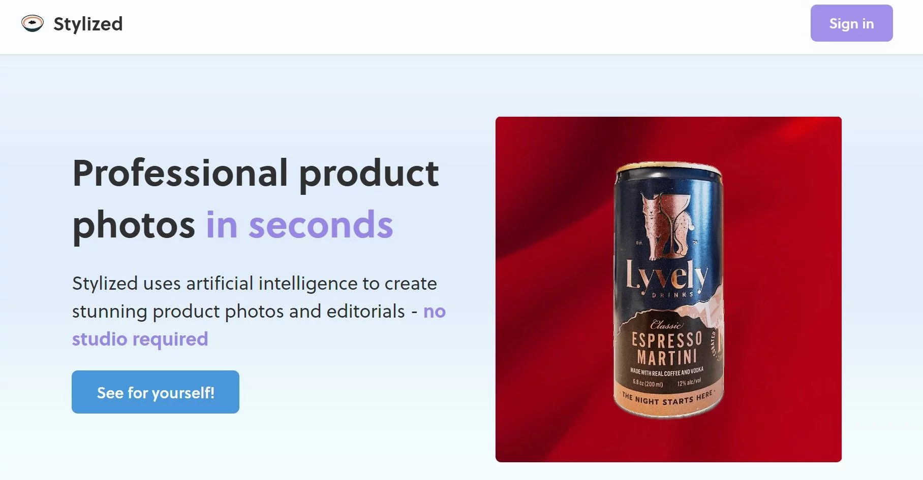  AI-powered product photos in seconds - no studio