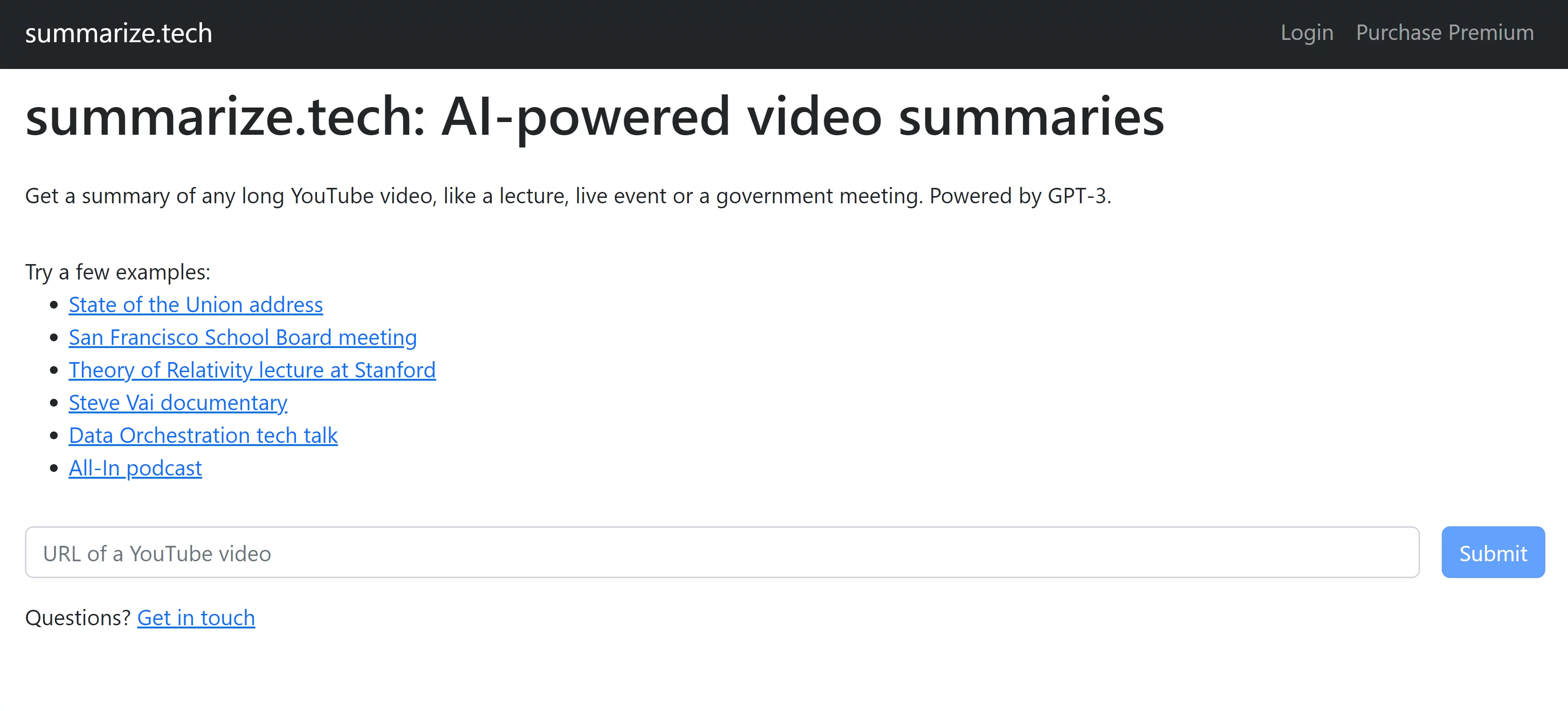  AI-generated summaries of long YouTube videos,