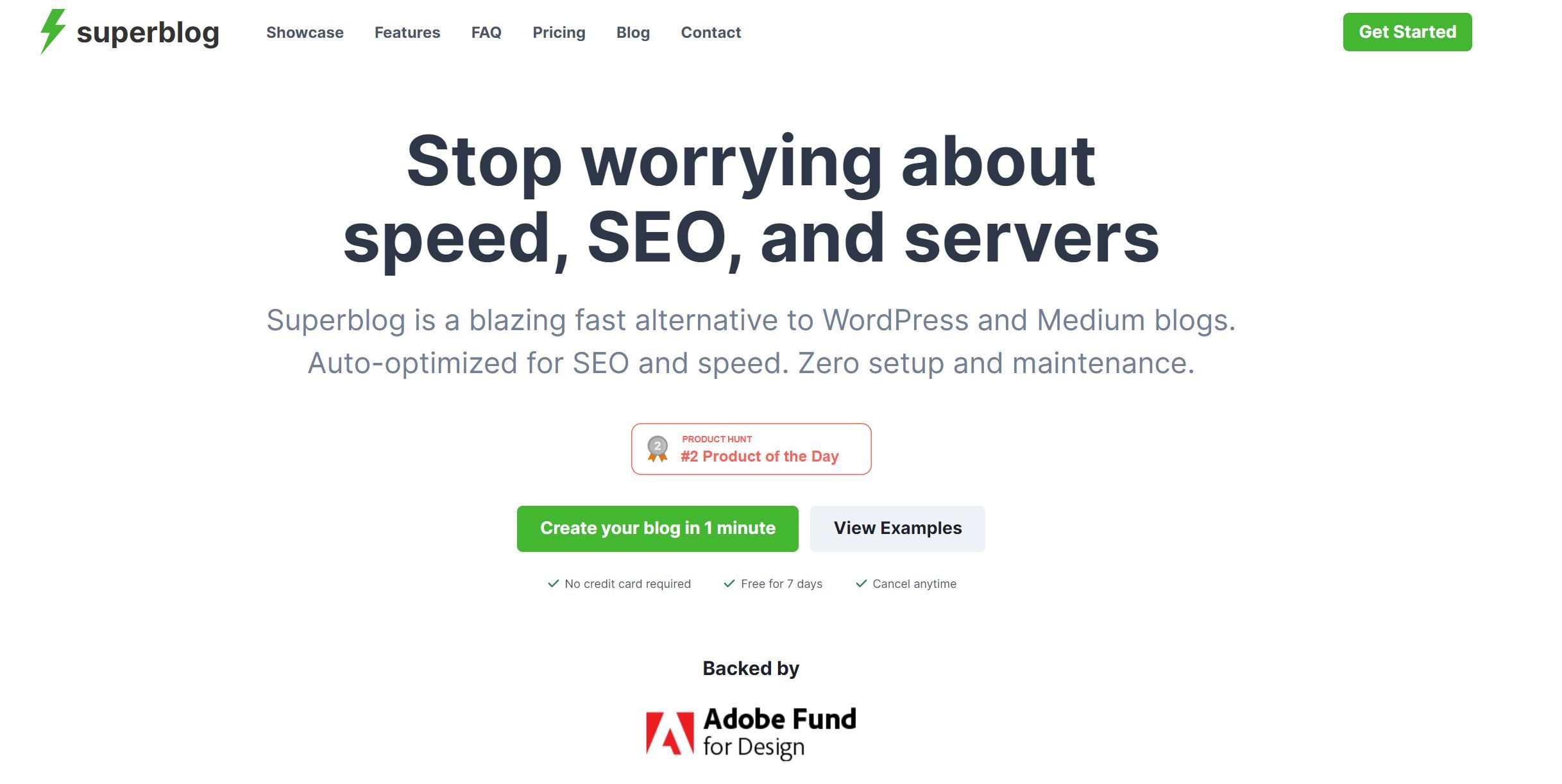  Blazing fast alternative to WordPress and Medium