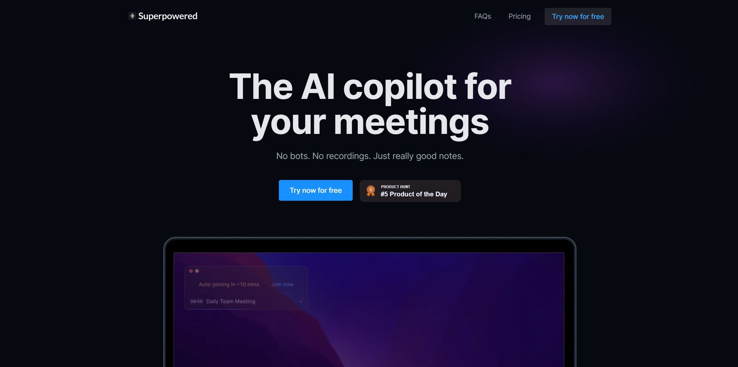  The AI copilot for your meetings