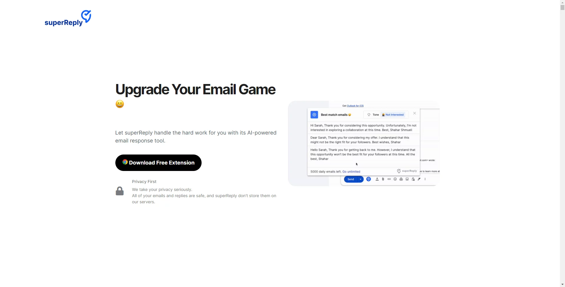  AI-powered email response tool to match tone &