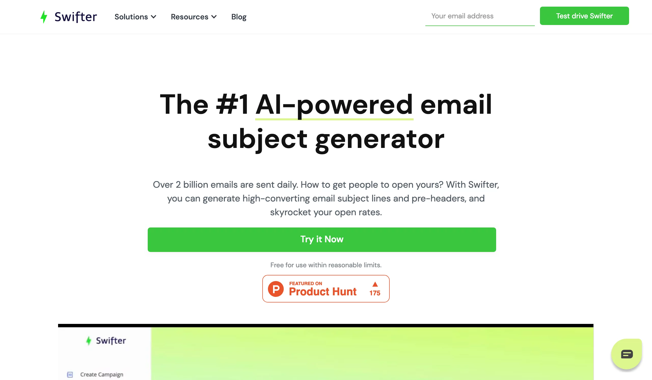  Email subject line generator for B2B & B2C, built