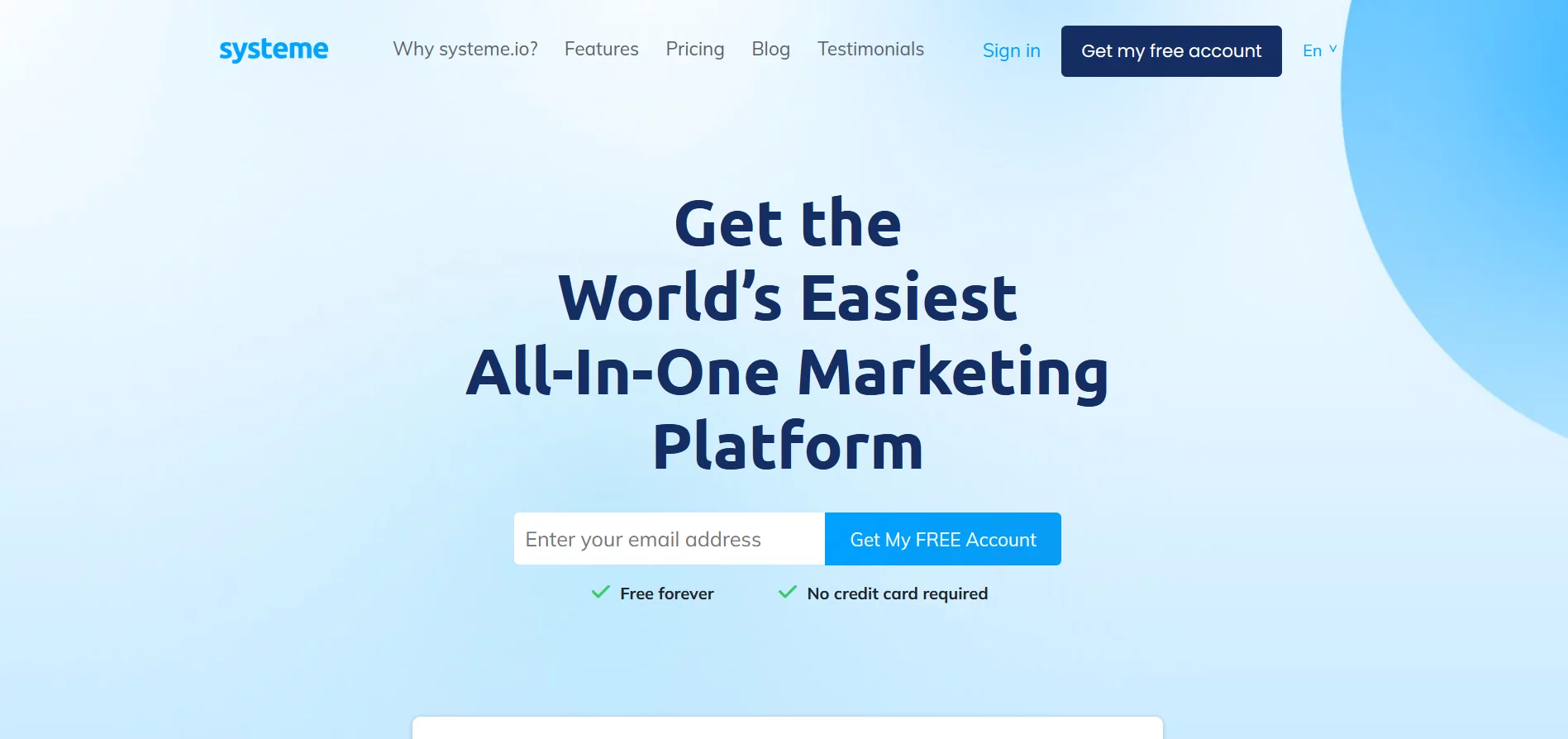  World’s Easiest  All-In-One Marketing  Platform