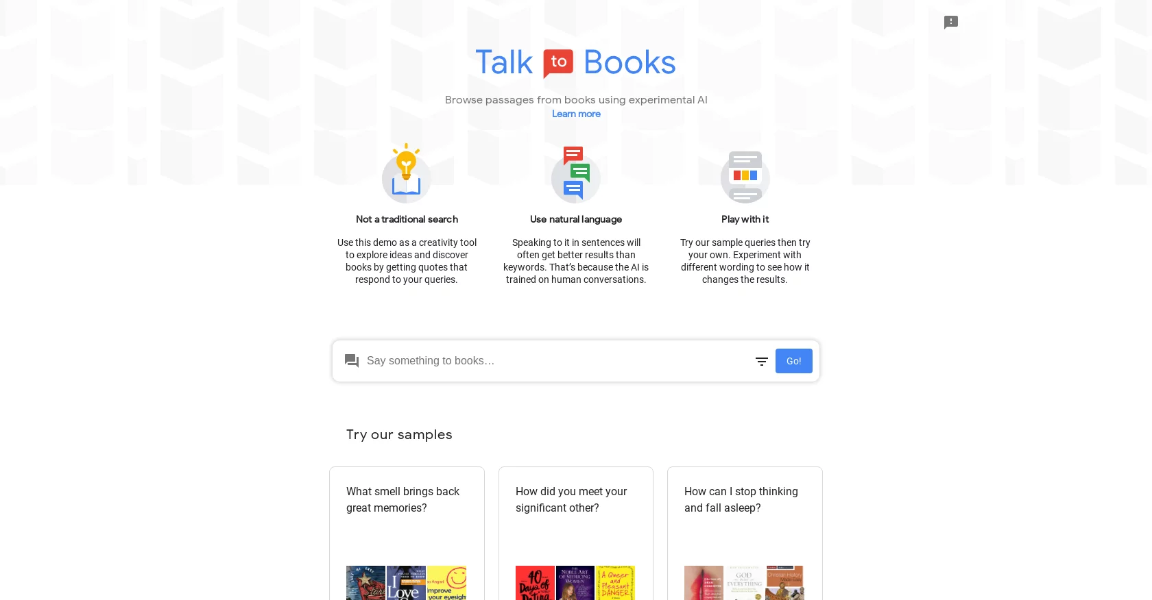  Explore books with AI