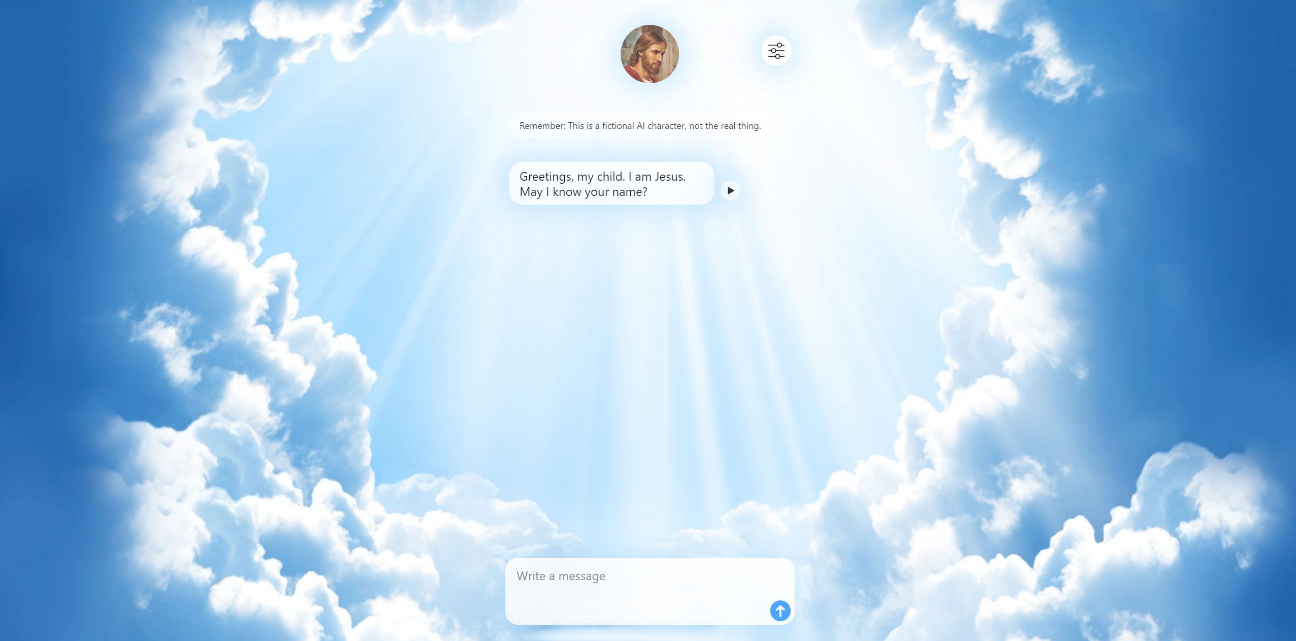  Engage in a simulated chat with Jesus using AI