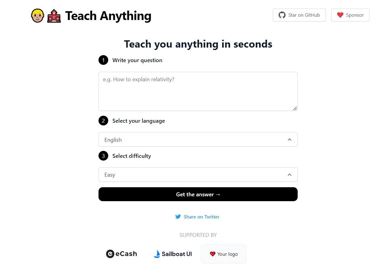  Teach you anything in seconds