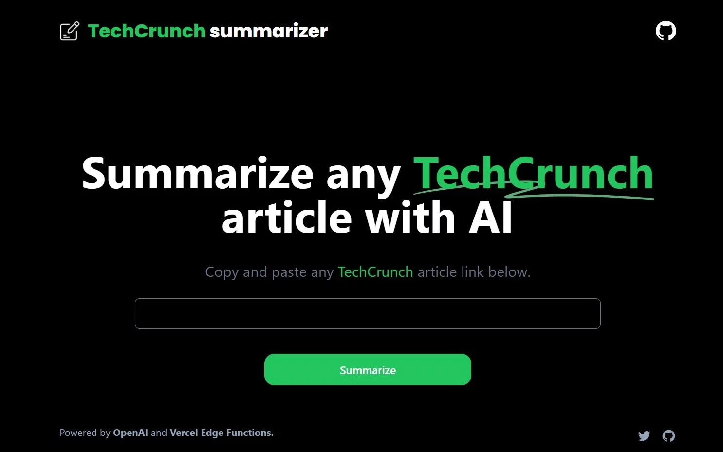  Summarize any TechCrunch article with AI