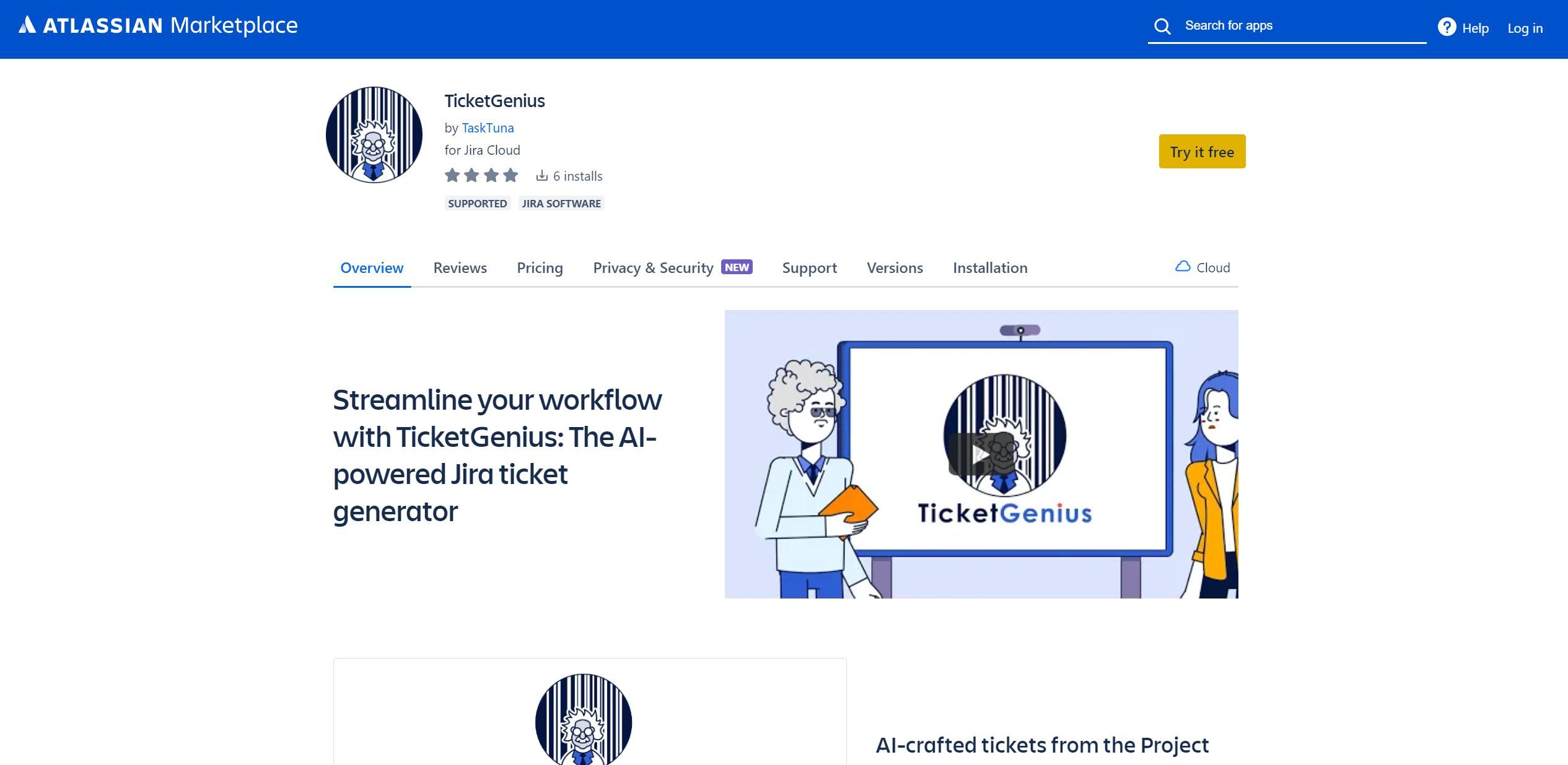  Simplified Jira ticket creation solution.