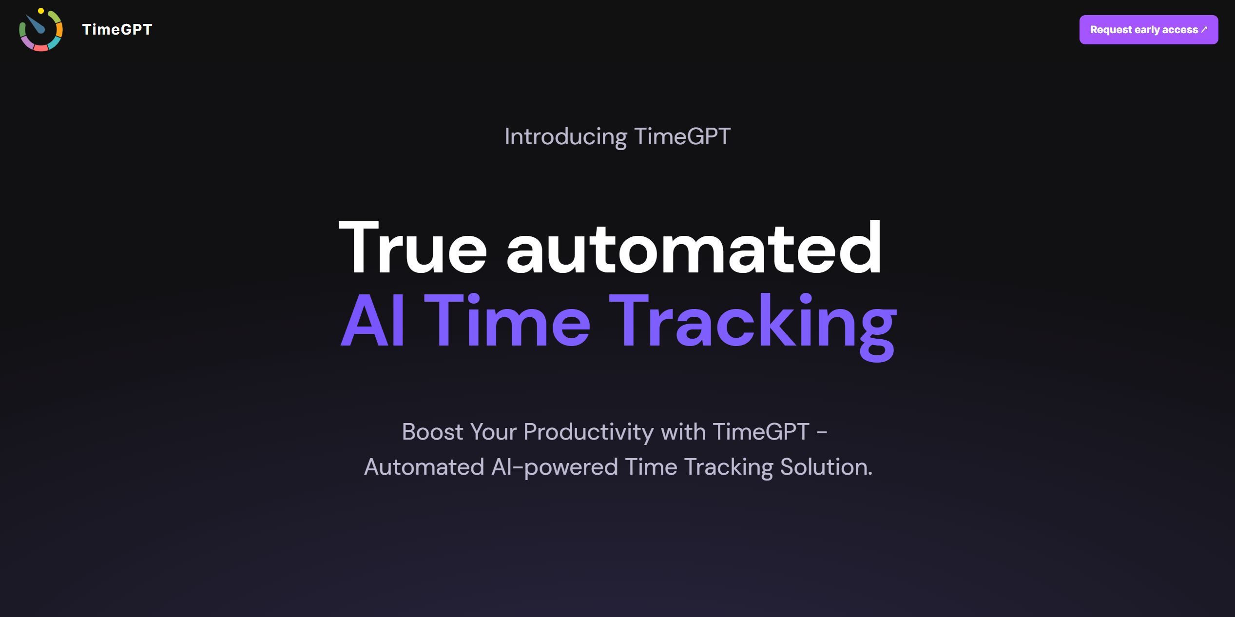  True automated  AI Time Tracking