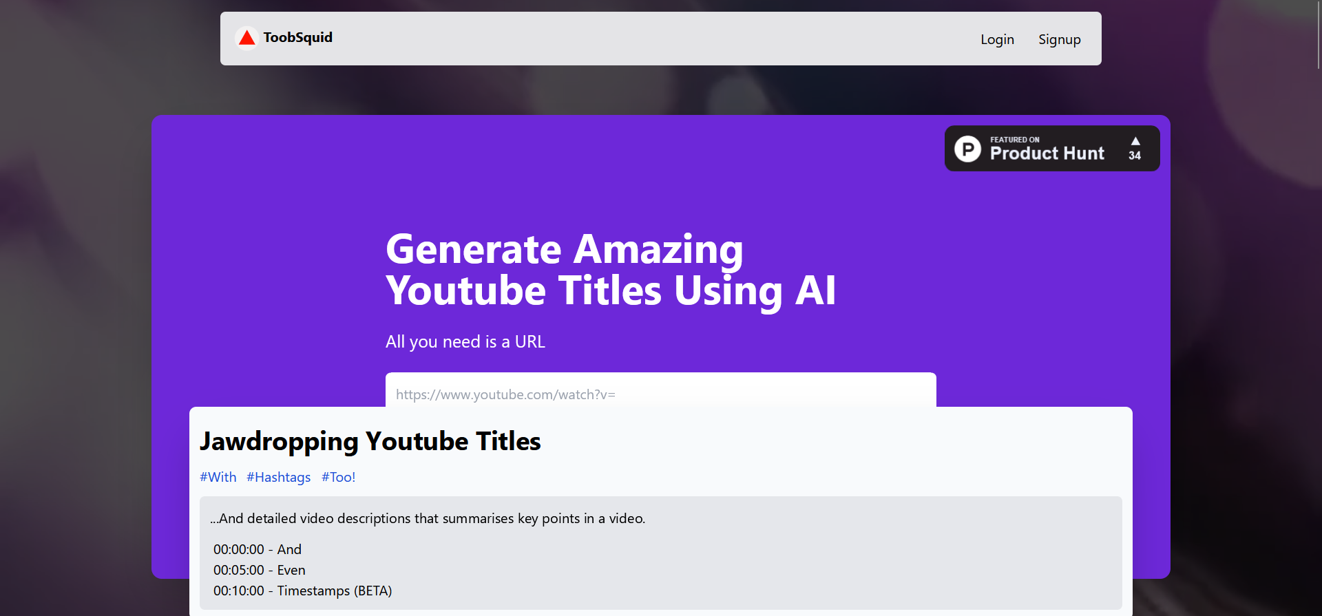  Generate YouTube Titles and Descriptions.