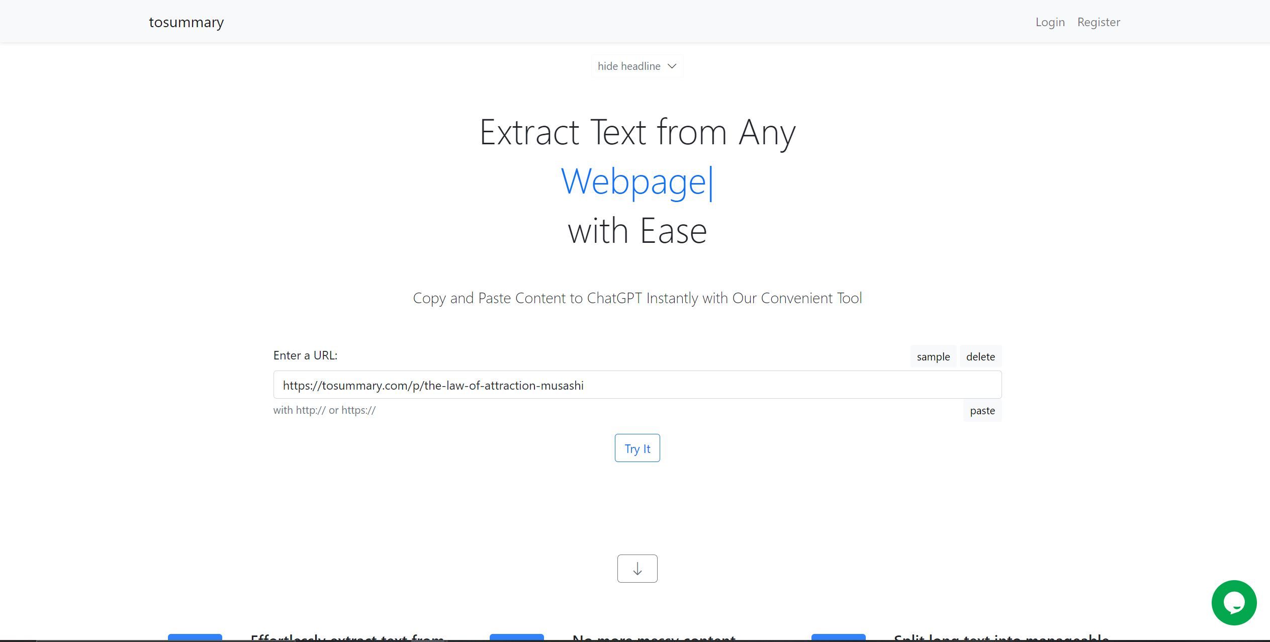  Mobile text extractor.