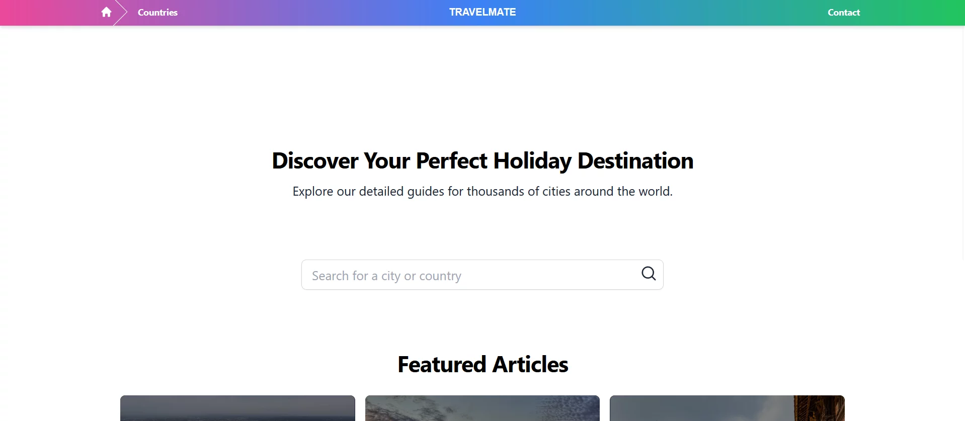 Discover Your Perfect Holiday Destination