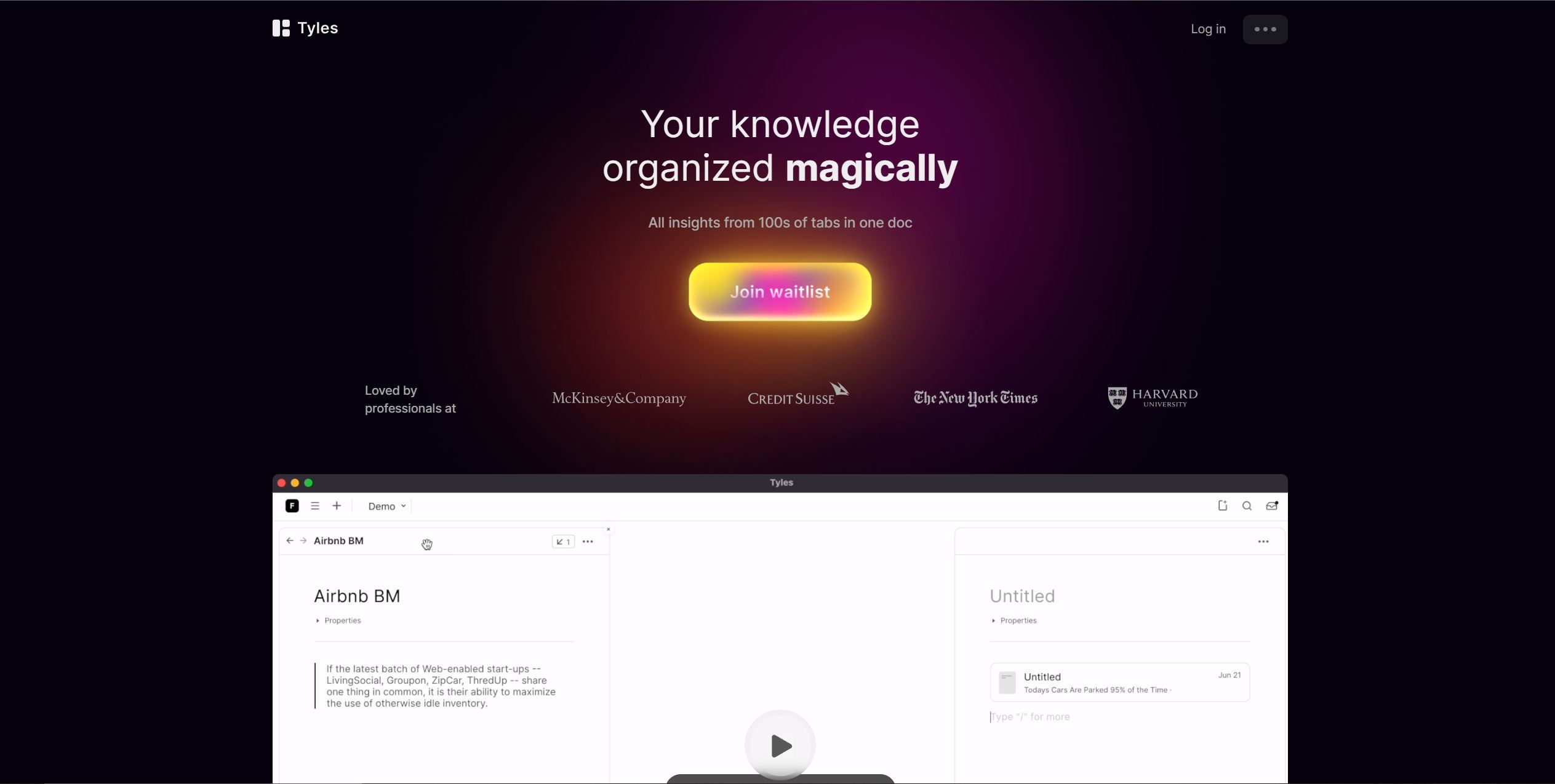  Your knowledge organized magically