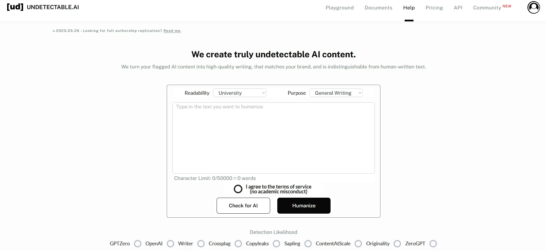  We create truly undetectable AI content.