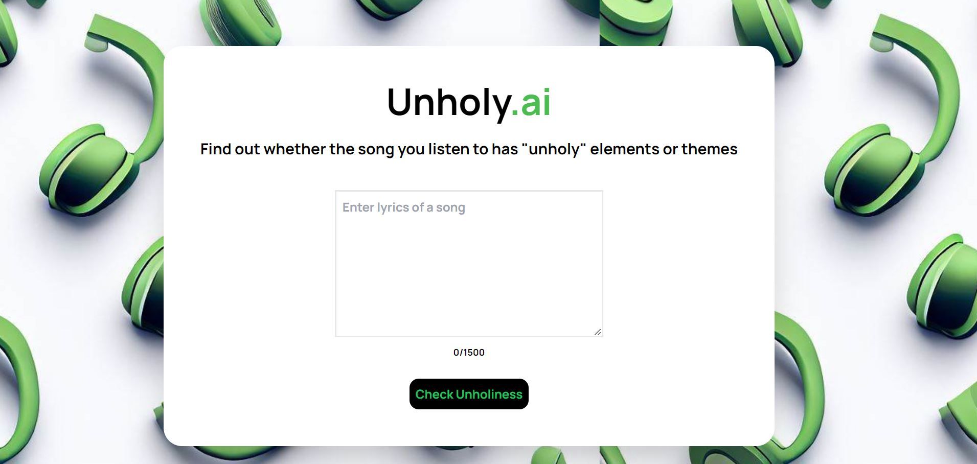  Analyze songs for unholy themes and elements with