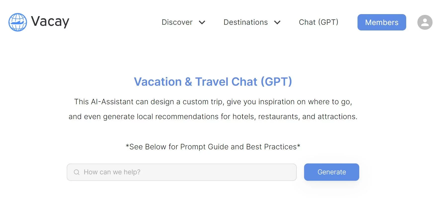  Design a custom trip using AI