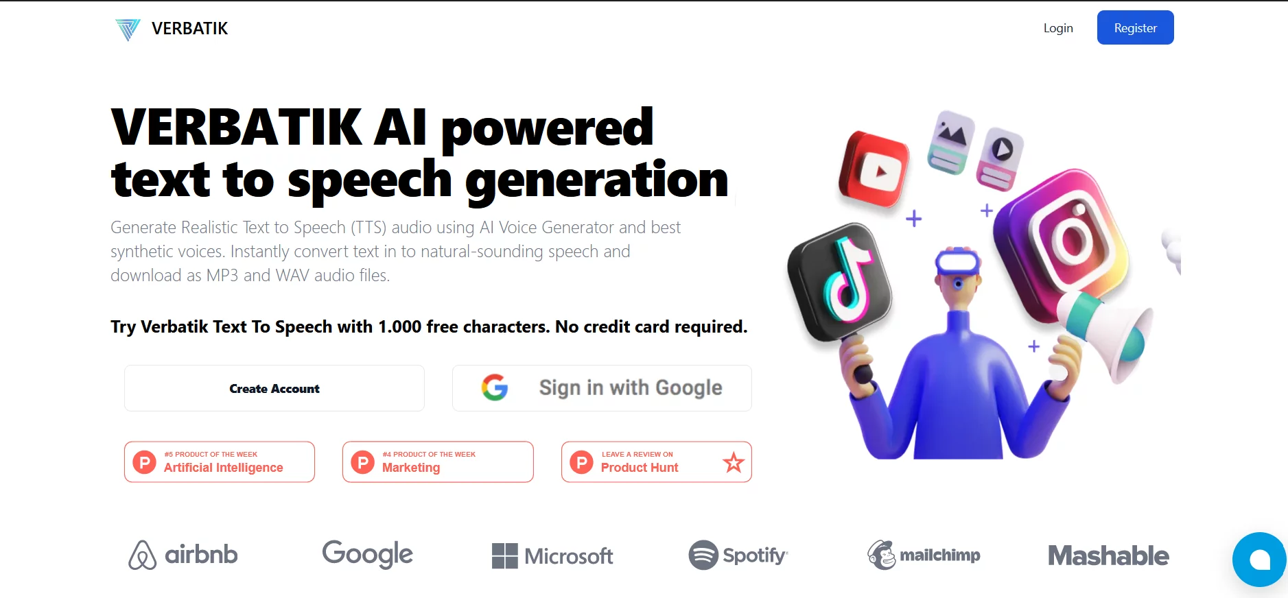  AI powered text to speech generation