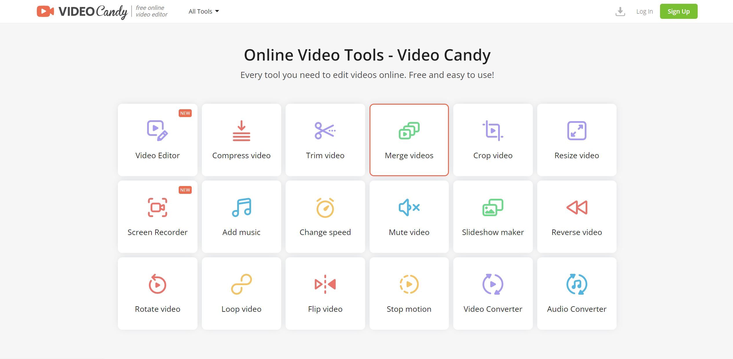  Every tool you need to edit videos online. Free