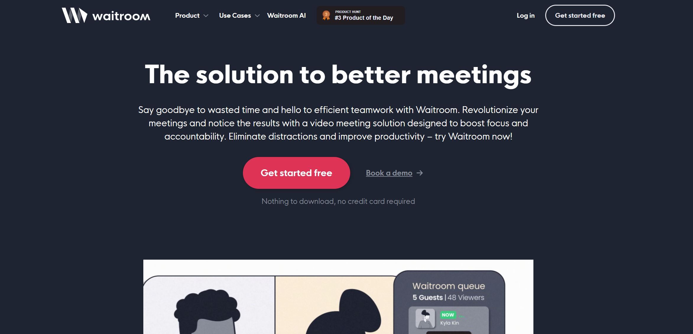  Waitroom, a video meeting solution designed for