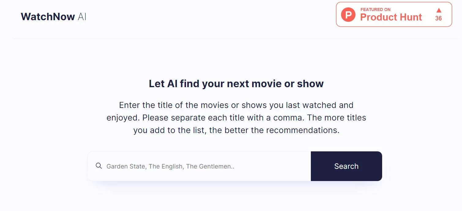  AI-powered personalized movie and show