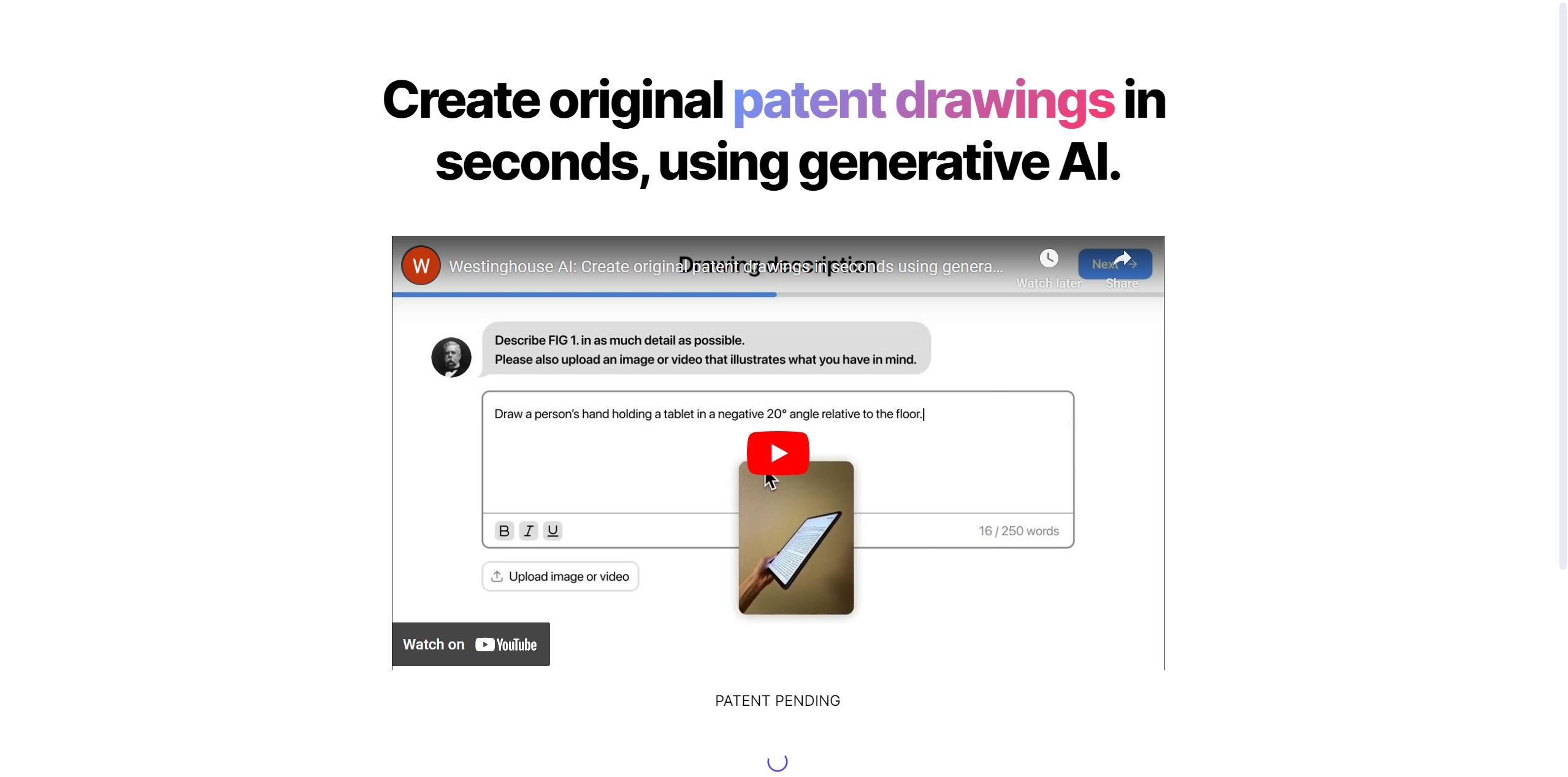  Efficient patent drawing production.