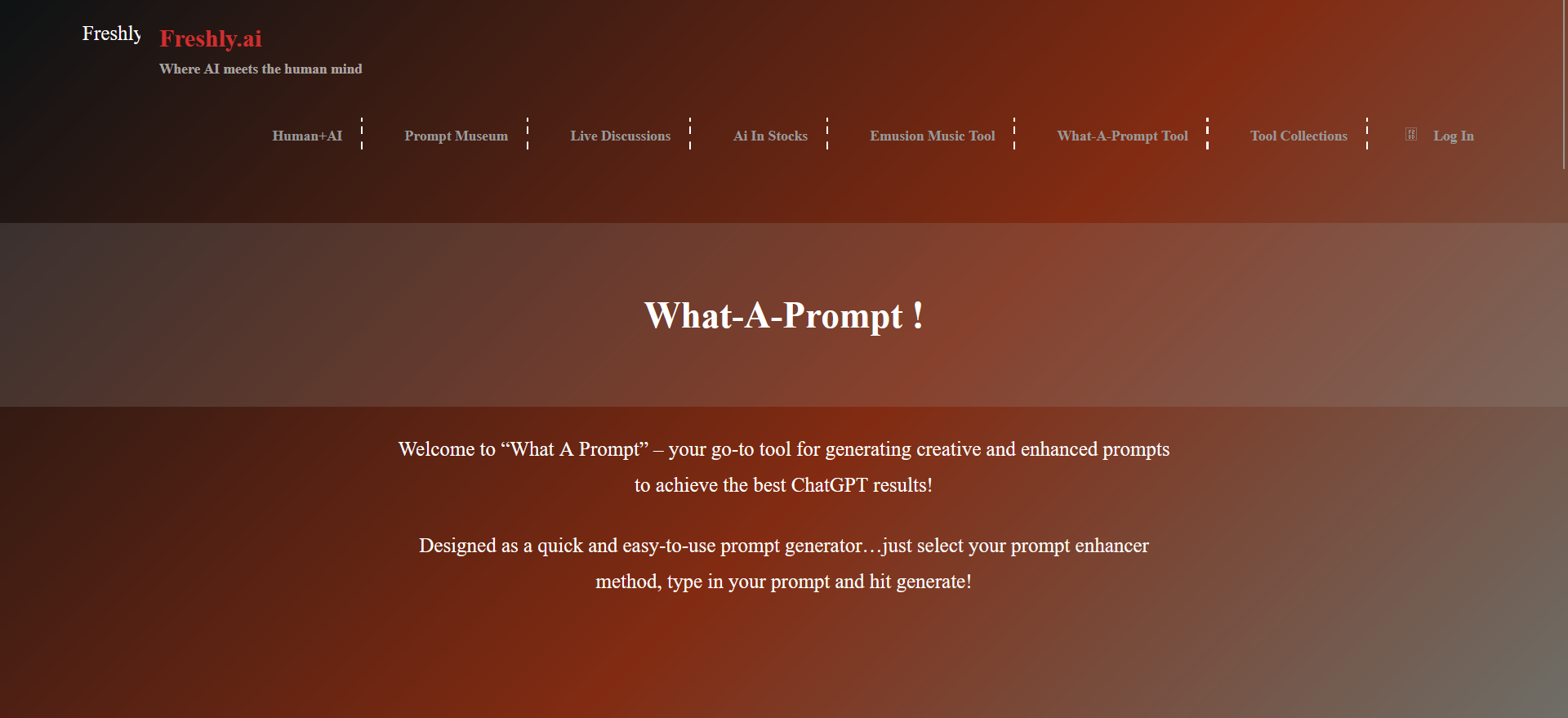  "What A Prompt" is a GPT3.5-based tool that