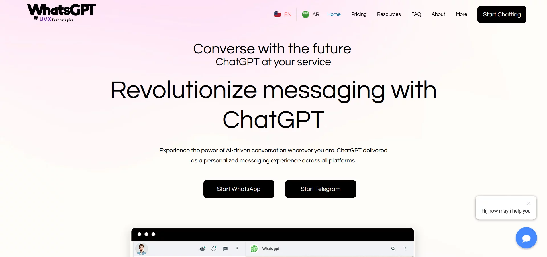  GPT over Whatsapp and Telegram with voice and