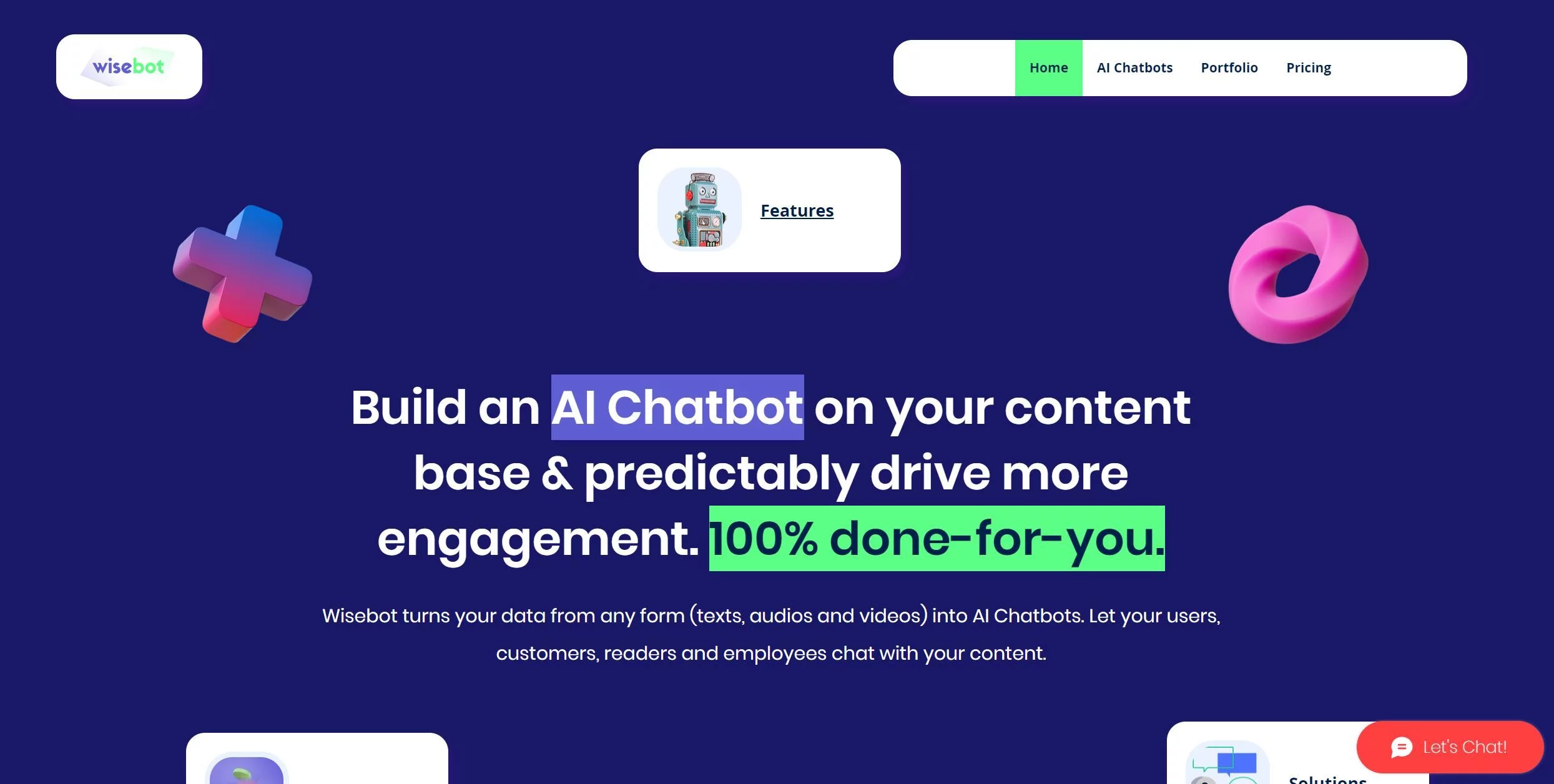  Build an AI Chatbot on your content base &