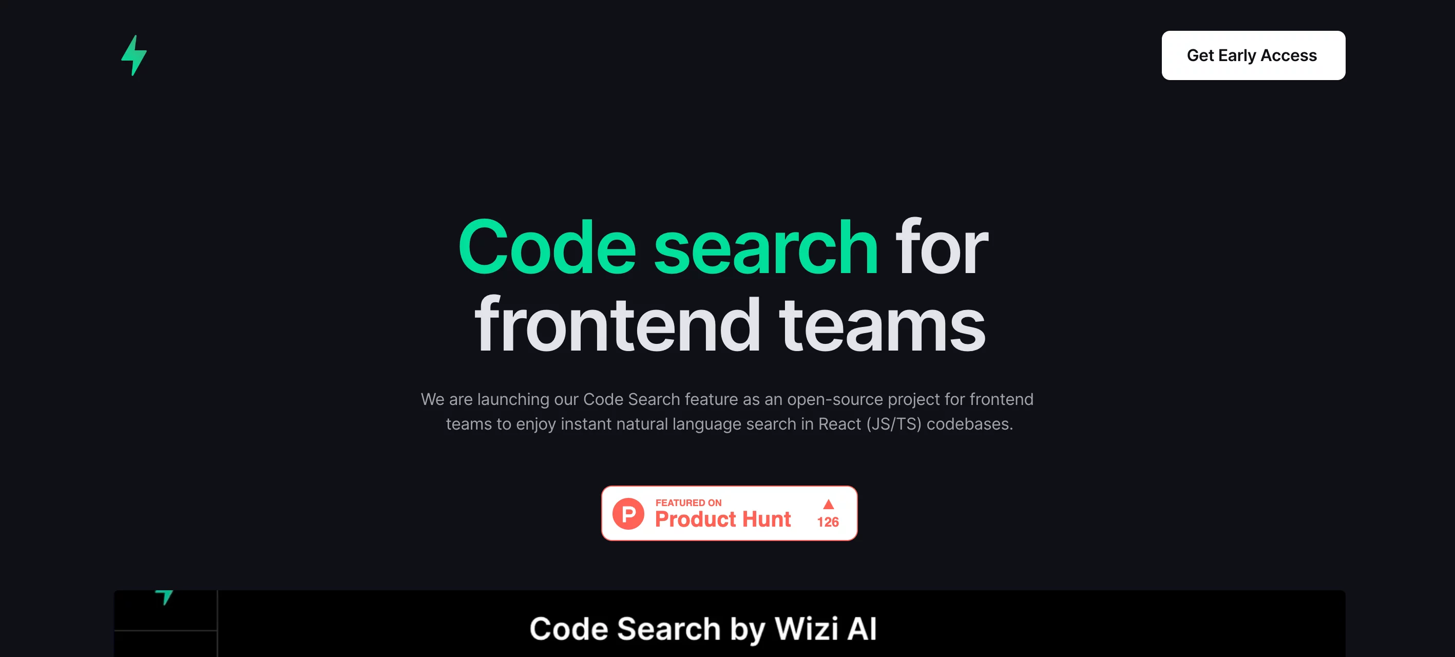  A tool for frontend developers to search and