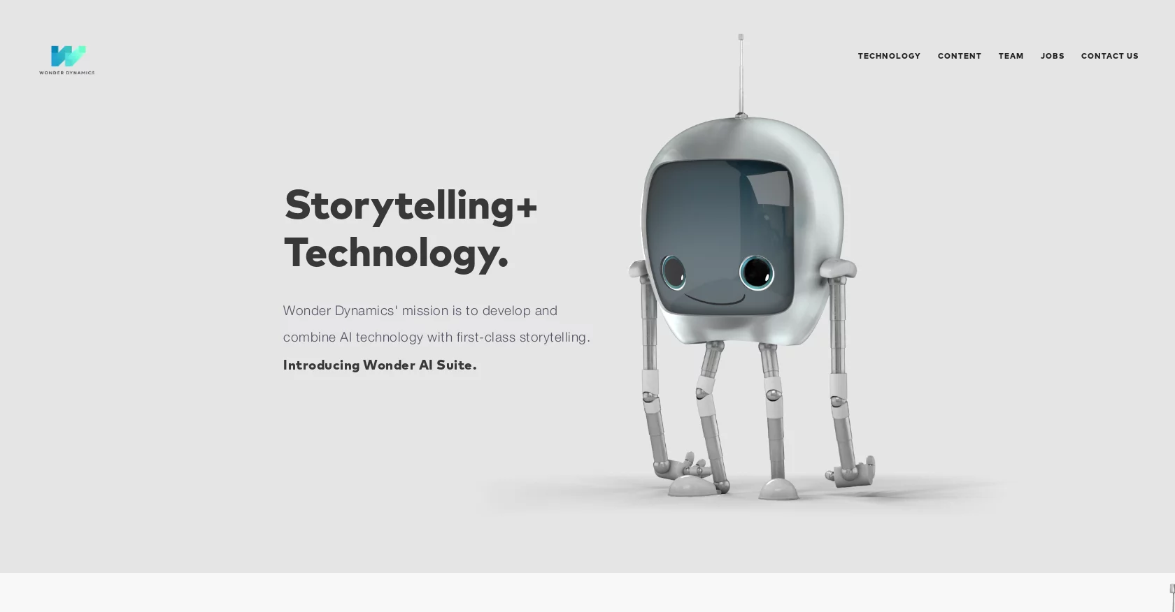  At Wonder Dynamics, AI + storytelling = 🤩