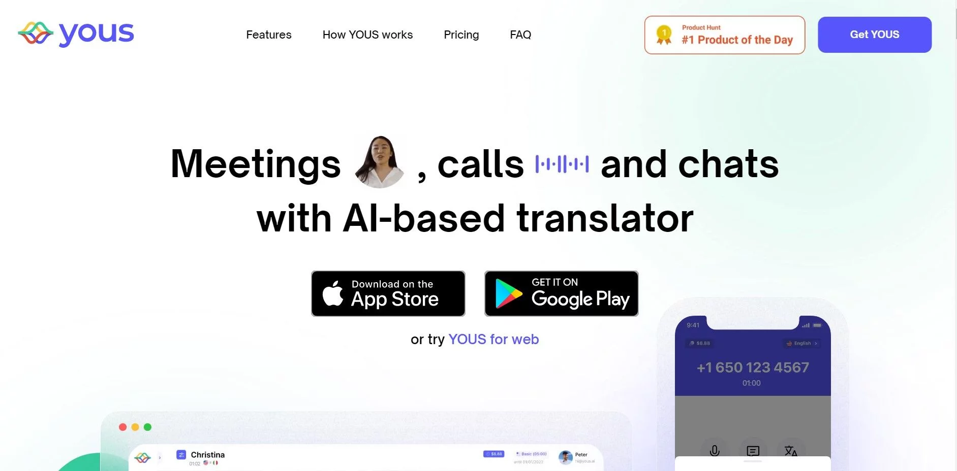  Meetings, calls and chats with AI-based